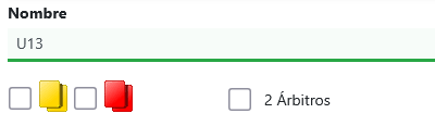Número de árbitros por categoría